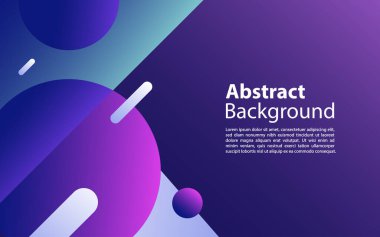 Soyut Renkli Minimum Geometrik Desen Arkaplan Tasarımı. Grafik tasarım ögesi.