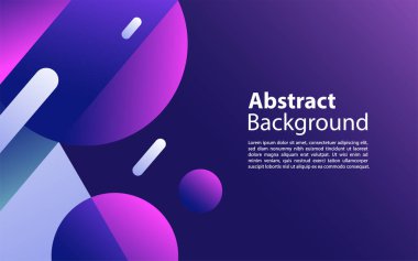 Soyut Renkli Minimum Geometrik Desen Arkaplan Tasarımı. Grafik tasarım ögesi.