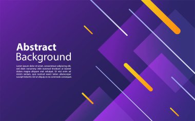 Geometrik Arkaplan ve Kareler Vektörü. Grafik tasarım elementi. Vektör illüstrasyonu