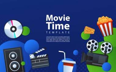 Yaratıcı modern arkaplan tasarımı temalı film tarzı. Grafik tasarım ögesi.