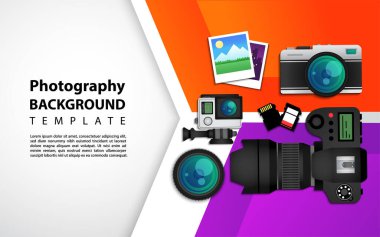 Yaratıcı modern arkaplan tasarımı fotoğrafçılık tema biçimi. Grafik tasarım ögesi.