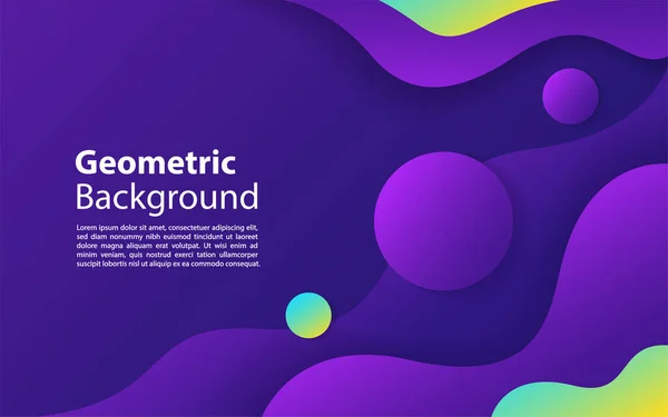 Abstract Background Vector Illustration Composição Formas Geométricas Coloridas Ilustração Vetorial — Vetor de Stock