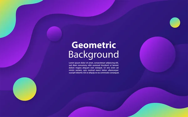 Abstract Background Vector Illustration Composição Formas Geométricas Coloridas Ilustração Vetorial — Vetor de Stock