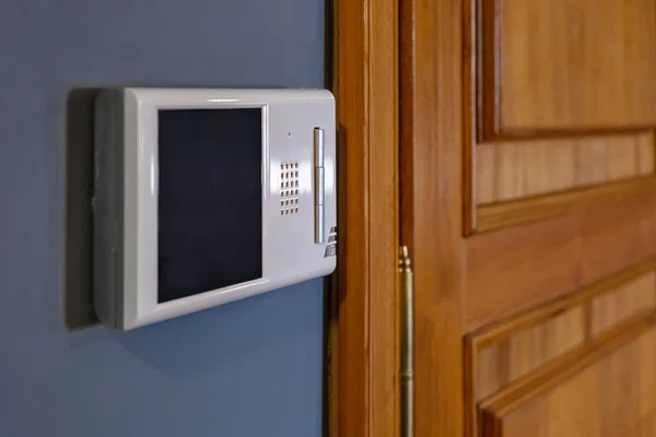 Video Intercom Display Entrance Door Home Close — Stock Photo, Image