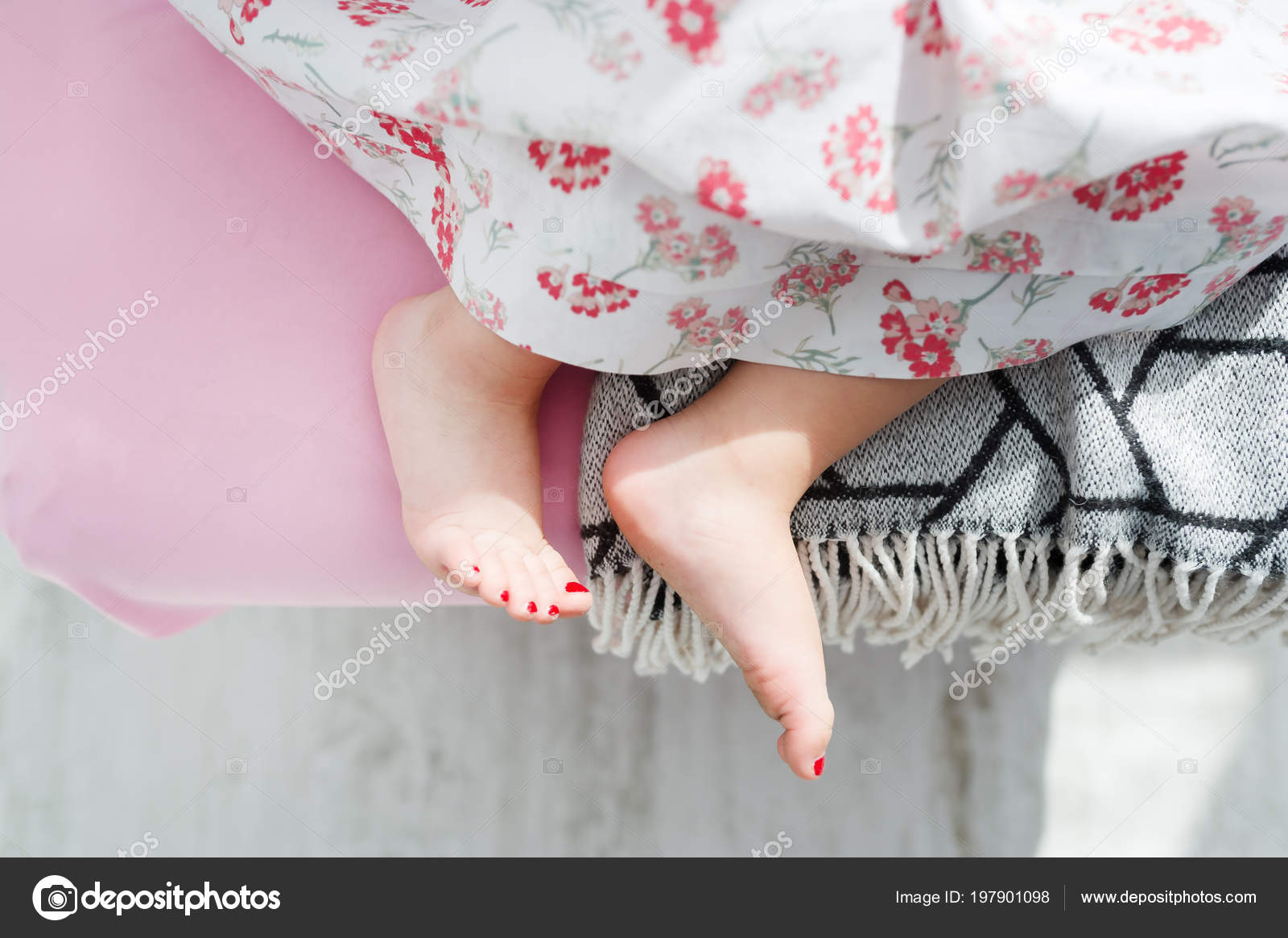 Little girl sleeping in bed feet will Consider, little girl sleeping in bed feet above told
