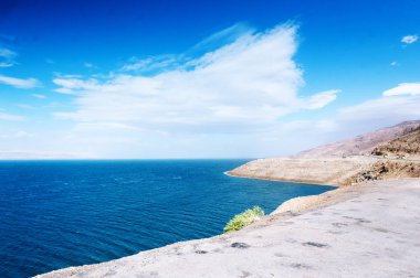 Ölü Deniz kıyıları Ürdün, Ortadoğu görünümünü