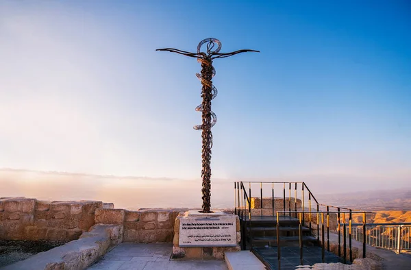 Jordan Amman yakın Mount Nebo at haç