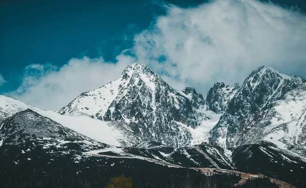 Paisagem de inverno nas montanhas Tatra . — Fotografia de Stock