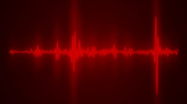 Bir ses spektrum - hareketli arka plan - sorunsuz döngü video animasyon