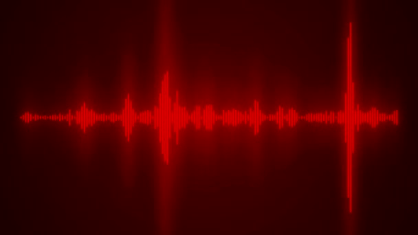오디오 스펙트럼 원활한 루프의 비디오 애니메이션 — 비디오