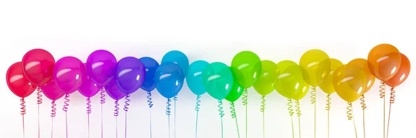 3d render of colorful balloons — Stock Photo, Image