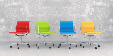 3D render - iş Salonu