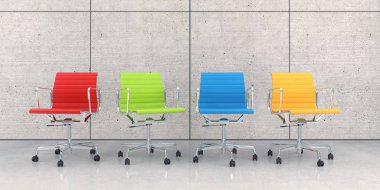 3D render - iş Salonu