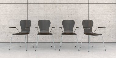3D render - iş Salonu