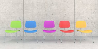 3D render - iş Salonu