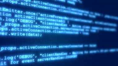 Ftp vekil sunucu betiği iletisi olan bir ekran canlandırması - soyut arkaplan