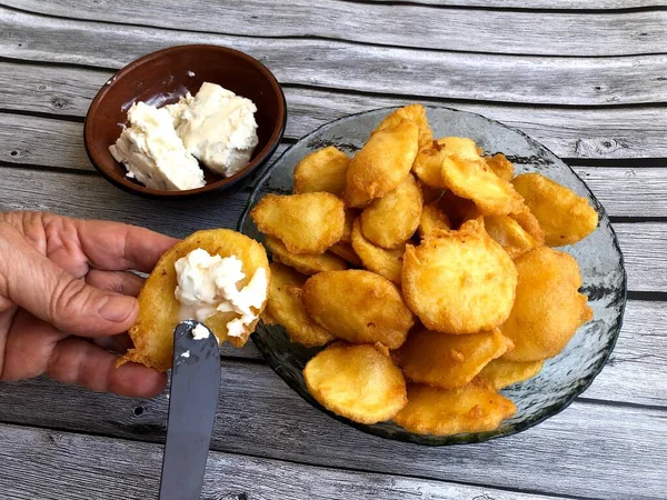 맛있는 집에서 감자칩 — 스톡 사진