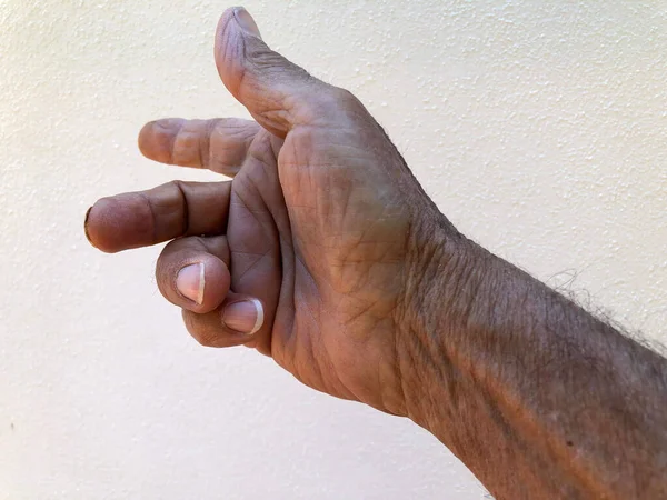 Funny Typical Italian Hand Gestures Communication — Stock Photo, Image