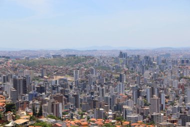 Brezilya 'nın Belo Horizonte kentinin havadan görünüşü