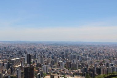 Brezilya 'nın Belo Horizonte kentinin havadan görünüşü