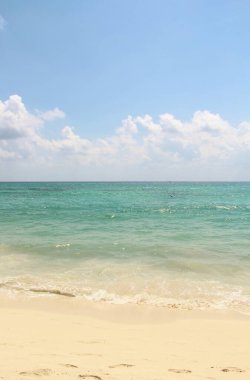 Karayip denizinin güzel manzarası