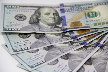Amerikan doları banknotları yakın plan görüntüsü