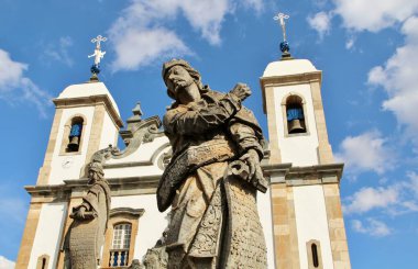 18. yüzyılın ikinci yarısında Bon Jesus de Matosinhos 'daki farklı Hıristiyan peygamberlerin heykelleri, Brezilya' nın Kongonhas şehrinde Haç Yolu 'na adanmış rokoko kilisesi. 
