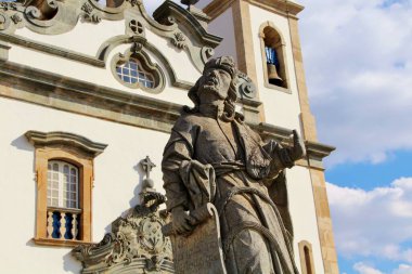 18. yüzyılın ikinci yarısında Bon Jesus de Matosinhos 'daki farklı Hıristiyan peygamberlerin heykelleri, Brezilya' nın Kongonhas şehrinde Haç Yolu 'na adanmış rokoko kilisesi. 