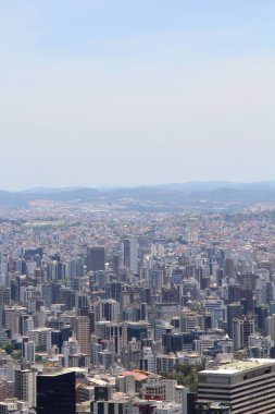 Brezilya 'nın Belo Horizonte kentinin havadan görünüşü