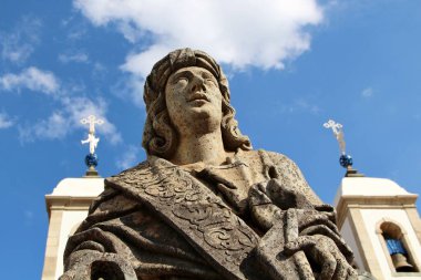 18. yüzyılın ikinci yarısında Bon Jesus de Matosinhos 'daki farklı Hıristiyan peygamberlerin heykelleri, Brezilya' nın Kongonhas şehrinde Haç Yolu 'na adanmış rokoko kilisesi. 