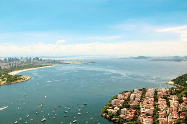 Rio de Janeiro, Brezilya 'nın hava manzarası