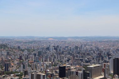 Brezilya 'nın Belo Horizonte kentinin havadan görünüşü