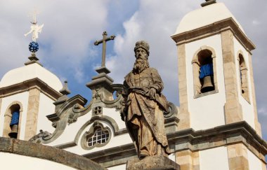 18. yüzyılın ikinci yarısında Bon Jesus de Matosinhos 'daki farklı Hıristiyan peygamberlerin heykelleri, Brezilya' nın Kongonhas şehrinde Haç Yolu 'na adanmış rokoko kilisesi. 