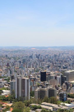 Brezilya 'nın Belo Horizonte kentinin havadan görünüşü