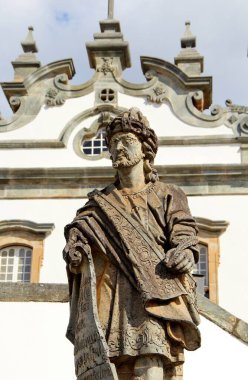 18. yüzyılın ikinci yarısında Bon Jesus de Matosinhos 'daki farklı Hıristiyan peygamberlerin heykelleri, Brezilya' nın Kongonhas şehrinde Haç Yolu 'na adanmış rokoko kilisesi. 