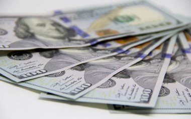 Amerikan doları banknotları yakın plan görüntüsü