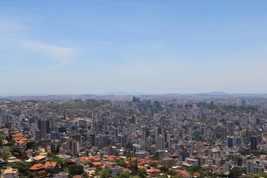Brezilya 'nın Belo Horizonte kentinin havadan görünüşü