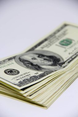 Amerikan doları banknotları yakın plan görüntüsü