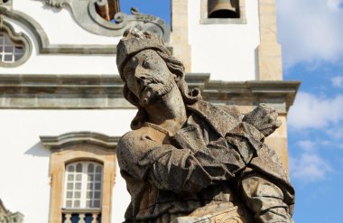 18. yüzyılın ikinci yarısında Bon Jesus de Matosinhos 'daki farklı Hıristiyan peygamberlerin heykelleri, Brezilya' nın Kongonhas şehrinde Haç Yolu 'na adanmış rokoko kilisesi. 