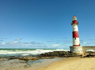 Deniz fenerinin güzel manzarası 