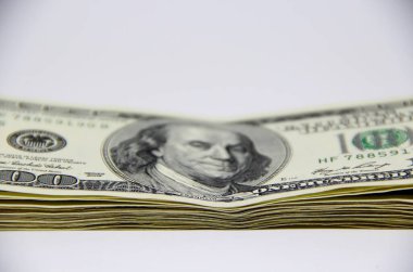 Amerikan doları banknotları yakın plan görüntüsü