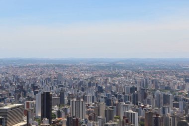 Brezilya 'nın Belo Horizonte kentinin havadan görünüşü