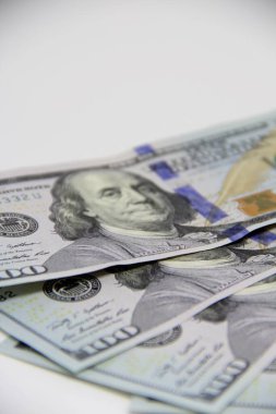 Amerikan doları banknotları yakın plan görüntüsü
