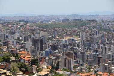 Brezilya 'nın Belo Horizonte kentinin havadan görünüşü