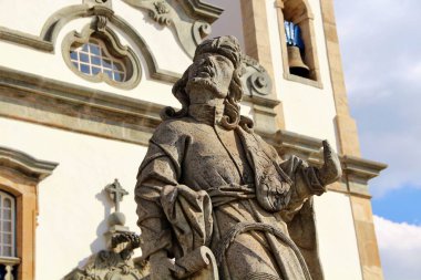 18. yüzyılın ikinci yarısında Bon Jesus de Matosinhos 'daki farklı Hıristiyan peygamberlerin heykelleri, Brezilya' nın Kongonhas şehrinde Haç Yolu 'na adanmış rokoko kilisesi. 