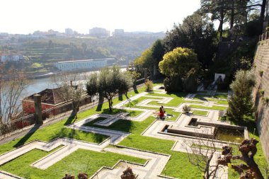 Mimari manzara, binalar ve caddeler liman kenti, Porto, Portekiz