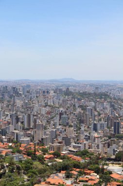 Brezilya 'nın Belo Horizonte kentinin havadan görünüşü