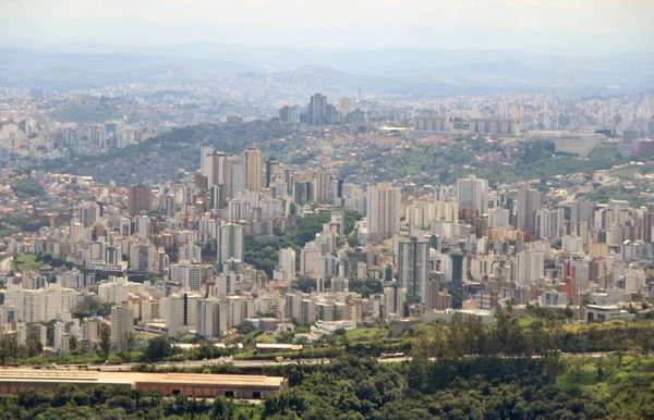 Όμορφη Εναέρια Θέα Της Πόλης Belo Horizonte Βραζιλία — Φωτογραφία Αρχείου