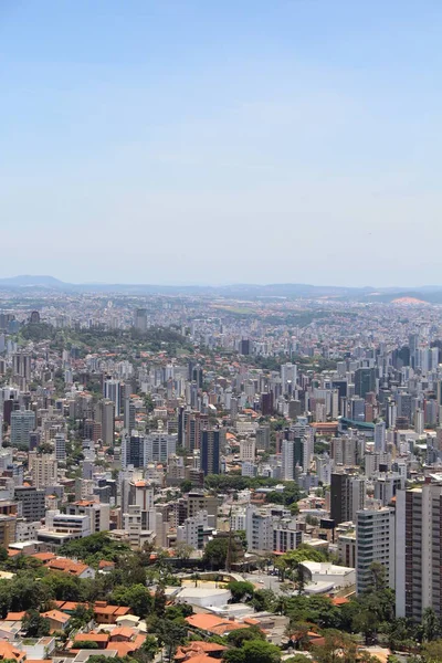 Vista Aérea Urbana Cidade Belo Horizonte Brasil — Fotografia de Stock