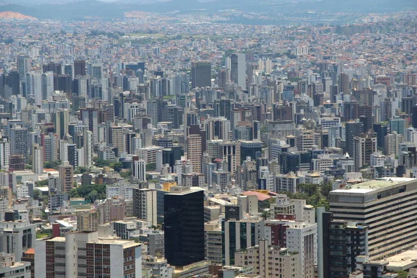 Vista Aérea Urbana Ciudad Belo Horizonte Brasil —  Fotos de Stock